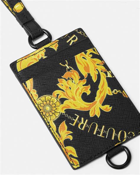 versace geldbeutel rot|versace card holder.